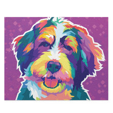Load image into Gallery viewer, Colorful Bernadoodle Dog Puzzle (120, 252, 500-Piece)
