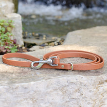Load image into Gallery viewer, Waterproof Biothane® Leash - Caramel (stainless steel)