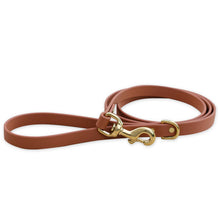 Load image into Gallery viewer, Waterproof Biothane® Leash - Caramel (stainless steel)