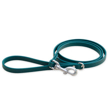 Load image into Gallery viewer, Waterproof Biothane® Leash - Emerald (stainless steel)