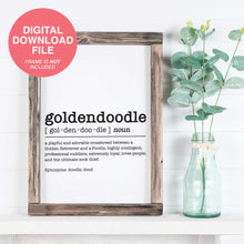 Load image into Gallery viewer, Goldendoodle Dictionary Definition