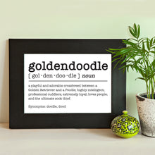 Load image into Gallery viewer, Doodle Dog Dictionary Definition Prints - 2 sizes