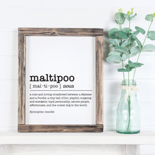 Load image into Gallery viewer, Doodle Dog Dictionary Definition Prints - 2 sizes