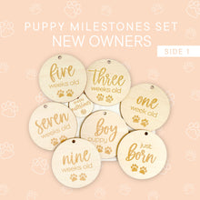 Load image into Gallery viewer, Puppy Milestones for New Puppy Parents