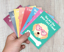 Load image into Gallery viewer, Valentine's Day Cards Kids - Printed Set of 24