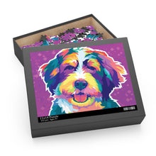 Load image into Gallery viewer, Colorful Bernadoodle Dog Puzzle (120, 252, 500-Piece)
