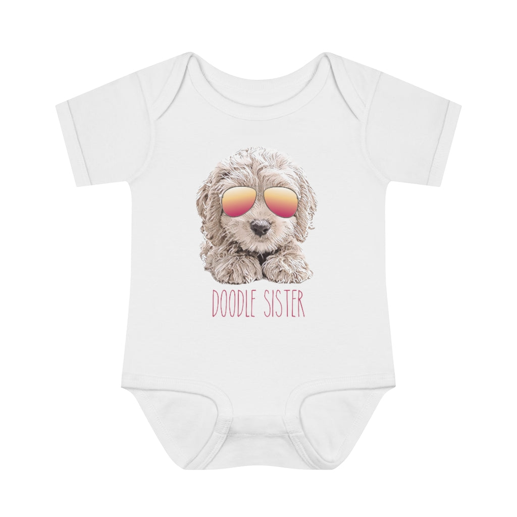 Doodle Sister in Sunglasses Baby & Toddler Bodysuit