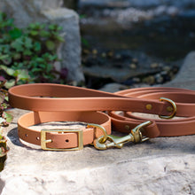 Load image into Gallery viewer, Waterproof Biothane® Leash - Caramel (brass)
