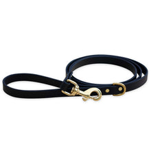 Load image into Gallery viewer, Waterproof Biothane® Leash - Black (brass)
