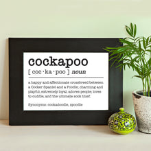 Load image into Gallery viewer, Doodle Dog Dictionary Definition Prints - 2 sizes
