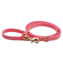 Load image into Gallery viewer, Waterproof Biothane® Leash - Coral (brass)
