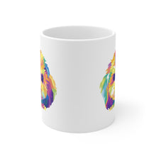 Load image into Gallery viewer, view of both sides of Cavapoo illustration on white mug
