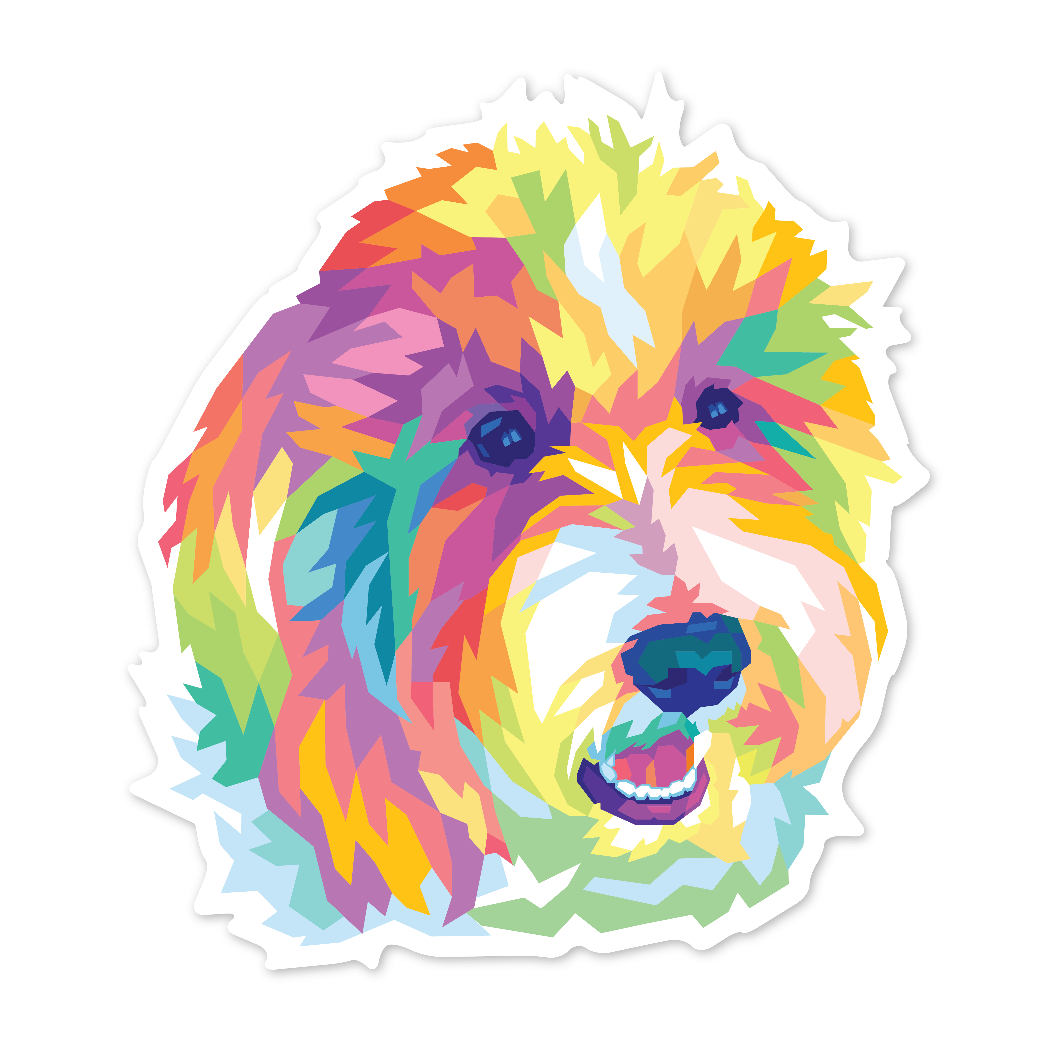Labradoodle Sticker – Doodle Dog Town