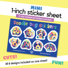 Load image into Gallery viewer, Doodle Dog Mini Sticker Sheet
