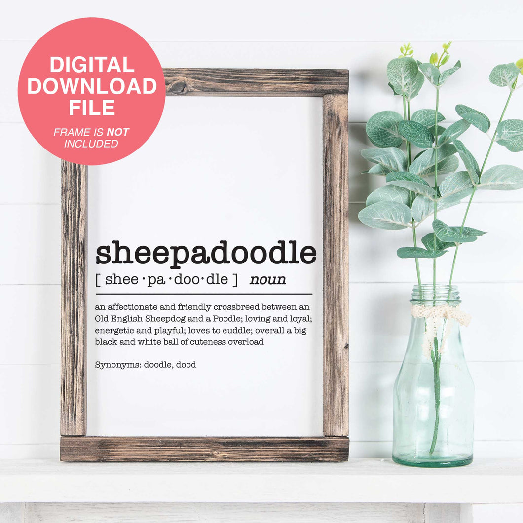 Sheepadoodle Dictionary Definition