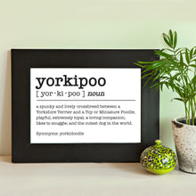 Load image into Gallery viewer, Doodle Dog Dictionary Definition Prints - 2 sizes
